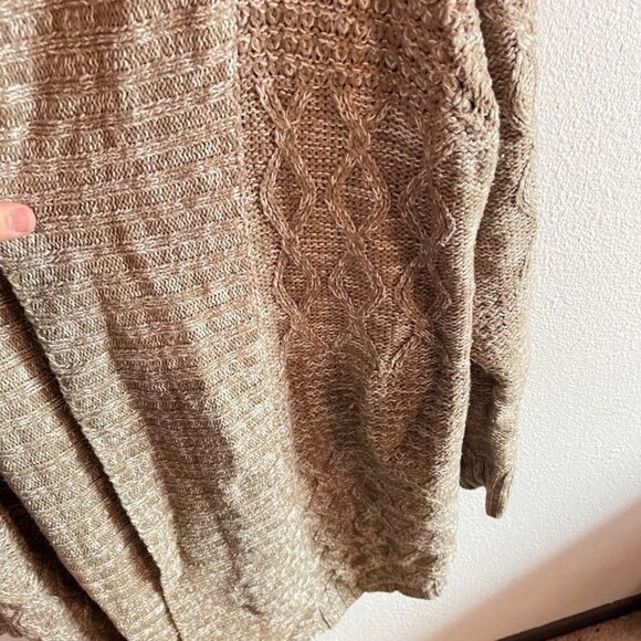 Laura Scott XL Brown‎ Plus Size Acrylic Cardigan - Picture 5 of 7